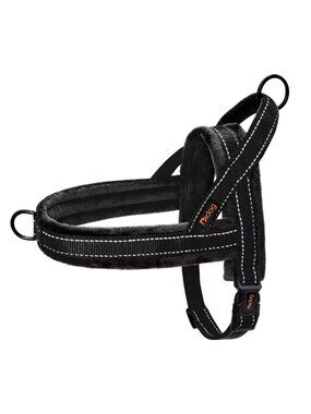 No Pull Soft Padded Dog Harness, Easy On & Off, Adjustable & Reflective - Medium